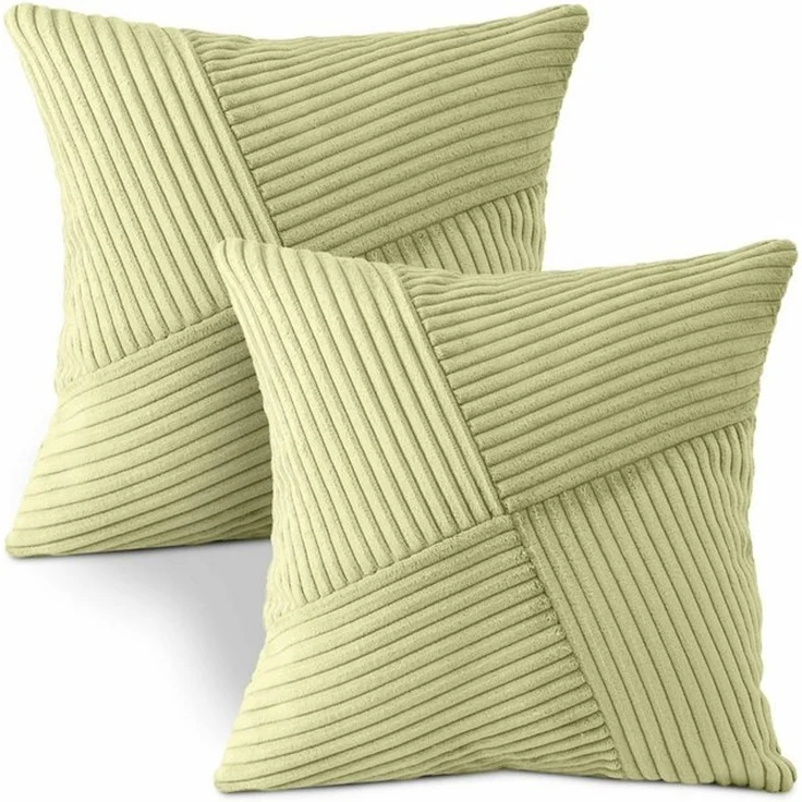 Amilian Kissenbezüge - 2er Set Kissenhüllen - Kissenbezug - Zierkissenbezüge, (2 Stück), 40x40 cm, Kissenhülle für Sofakissen, Dekokissen, Zierkissen, Kissen – Bild 4