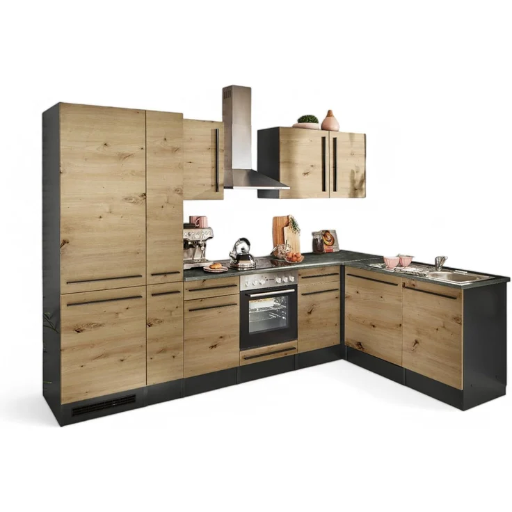 BASIC by Balculina Winkelküche Jazz, Stellbreite 310x175 cm, wahlweise mit E-Geräten – Bild 1