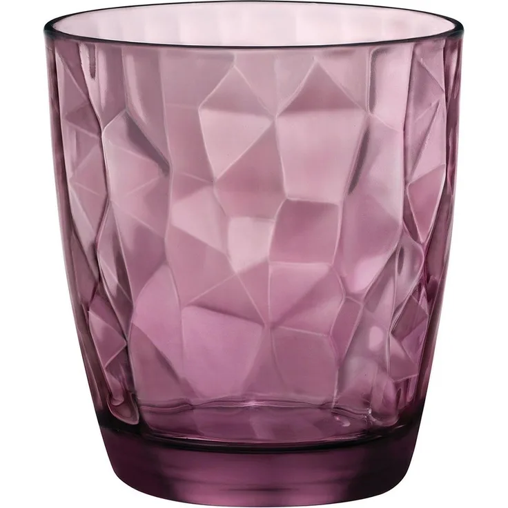 Bormioli Rocco 3er-Set Wassergläser Diamond violett
