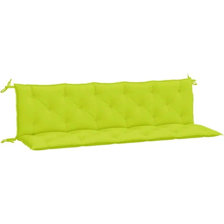 vidaXL Gartenbank-Auflagen 2 Stk. Hellgrün 180x50x7 cm Oxford-Gewebe 361727 – Bild 1
