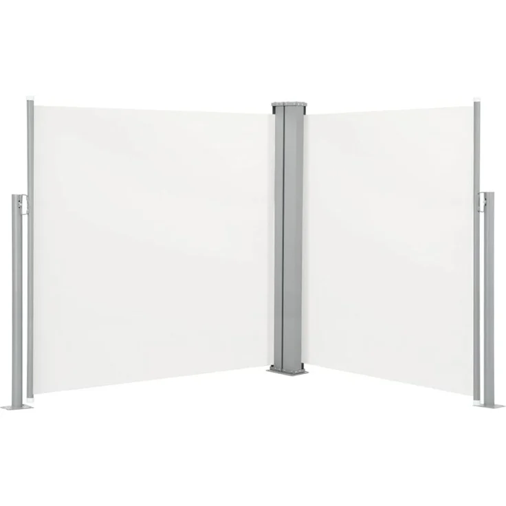 vidaXL Ausziehbare Seitenmarkise Creme 140 x 600 cm 48455 – Bild 1