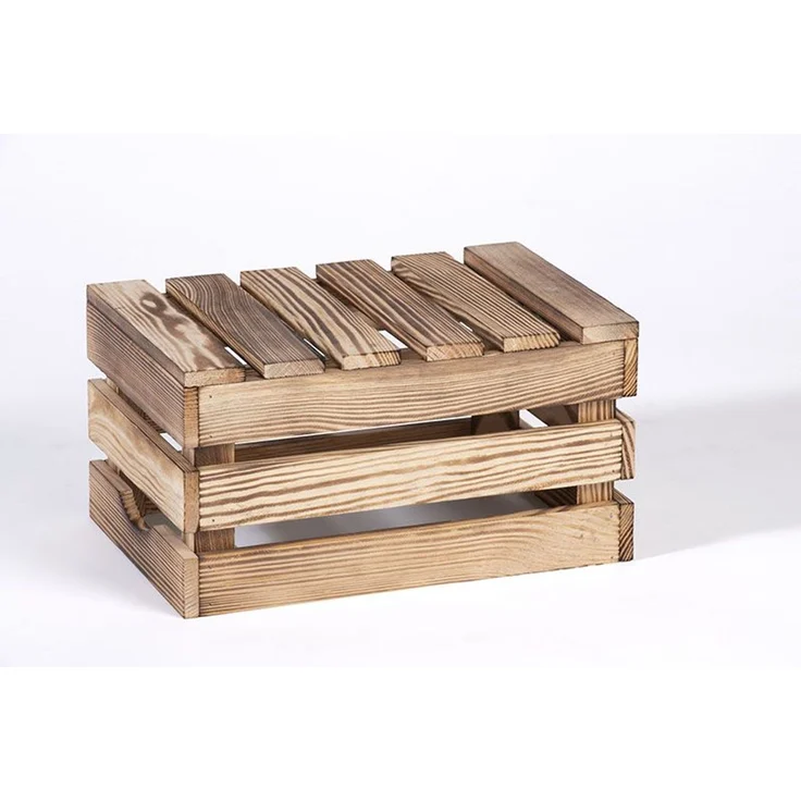 iWerk Holzkiste Geflammt S 34 x 23 x 18 cm – Bild 2