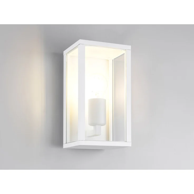 Trio Leuchten Außen Wandleuchte Garonne 201860131, Aluminium Druckguss weiß matt, Glas, exkl. 1x E27 – Bild 3