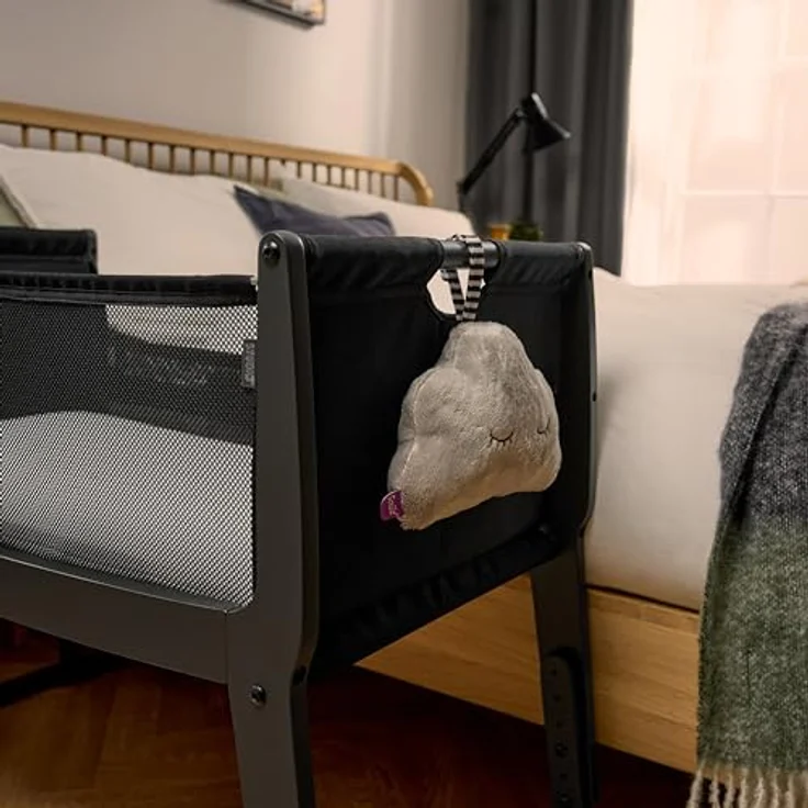 SnuzPod Studio Co-sleeper - Brooklyn Graphite Grau – Bild 6