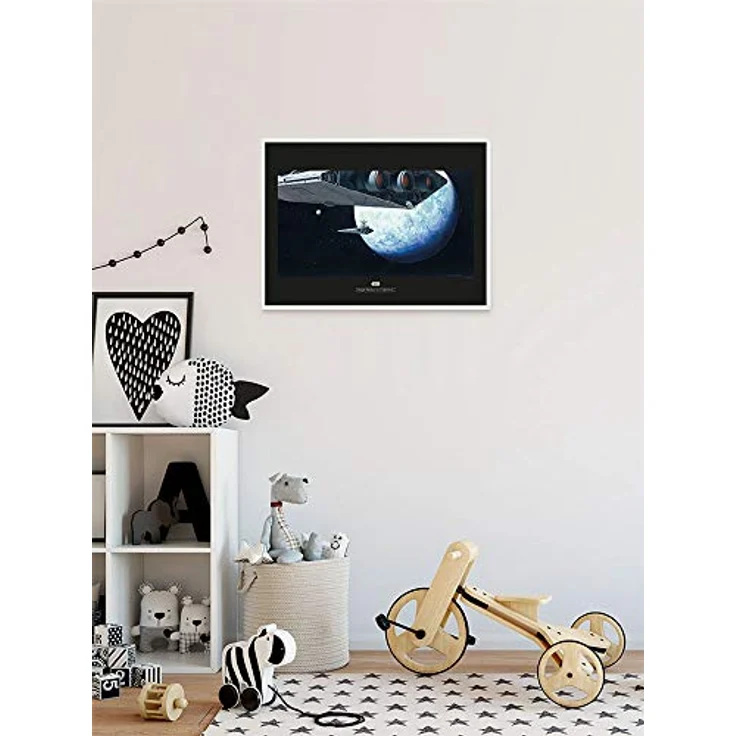 Komar Wandbild Star Wars Classic RMQ Hoth Orbit, Kunstdruck 70 x 50 cm, seidenmatte Oberfläche, fotorealistische Druckqualität, ohne Rahmen – Bild 3