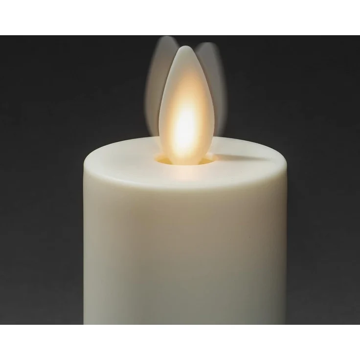 KONSTSMIDE No. 1603-115 LED Kerze cremeweiss 10cm Timer batteriebetrieben – Bild 3