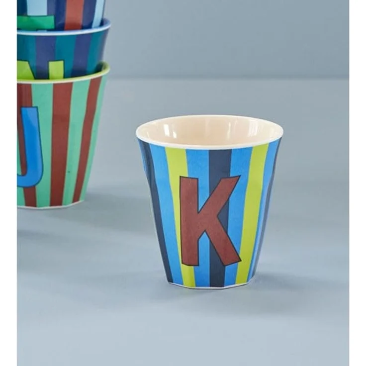 rice Becher Melamin Becher mit Buchstaben - Jungen, 1-tlg, Melamin, Buchstaben Becher – Bild 2