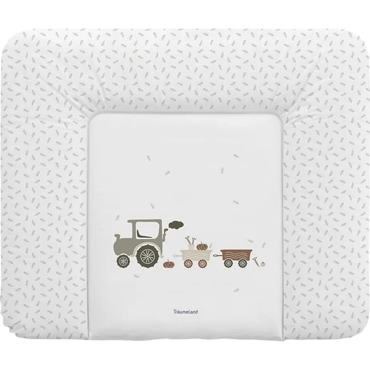 Wickelauflage Little Farm grün 75 x 85 cm