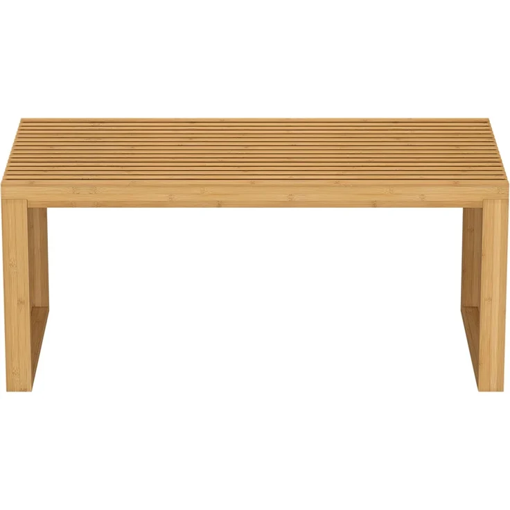 Bellamio 'Sava' Sitzbank, Bambus, natur, Holzbank ohne Lehne, 45x33x100 cm, bis 250 kg belastbar – Bild 9