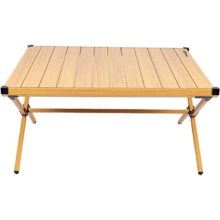 Aktive 63025 - Höhenverstellbarer Tisch für Glamping-Camping, Klappbarer Campingtisch, Maße 88,5 x 70,5 x 43 cm, Aluminium, tragbar, Tragbare Klapptische – Bild 3