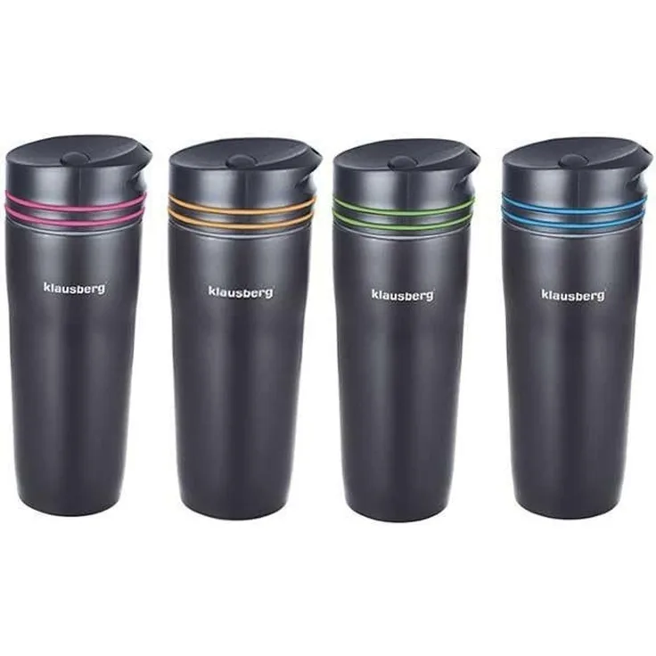 Klausberg Thermobecher KB-7149 schwarz 380ml