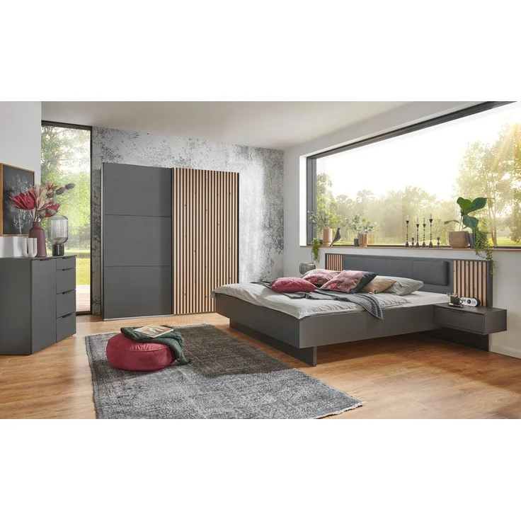Wimex Schwebetürenschrank Ancona by fresh to go mit Akustiklamellen Optik in 3D – Bild 2