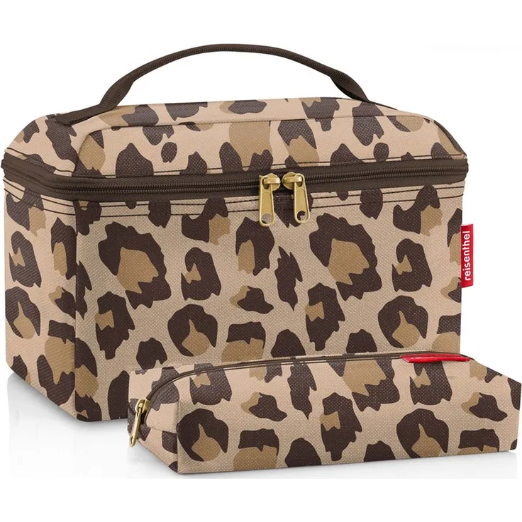 reisenthel beautycase Set aus Beautycase und Tasche leo macchiato FG6048