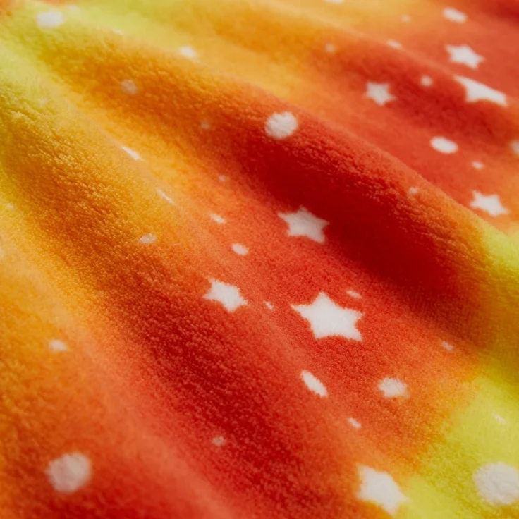 Lumaland Kuscheldecke für Kinder 100x150cm orange – Bild 7
