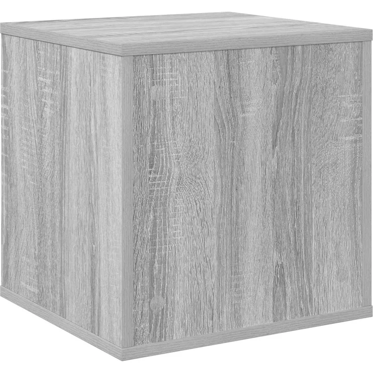 vidaXL Vinyl Album Box Sonoma-Grau 37 x 36,5 x 38 cm Holzwerkstoff 8012852 – Bild 6