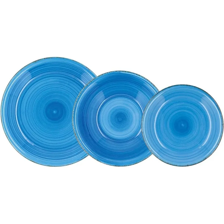 Quid Vita Geschirrset, 18-teilig 32 x 30 x 30 cm blau