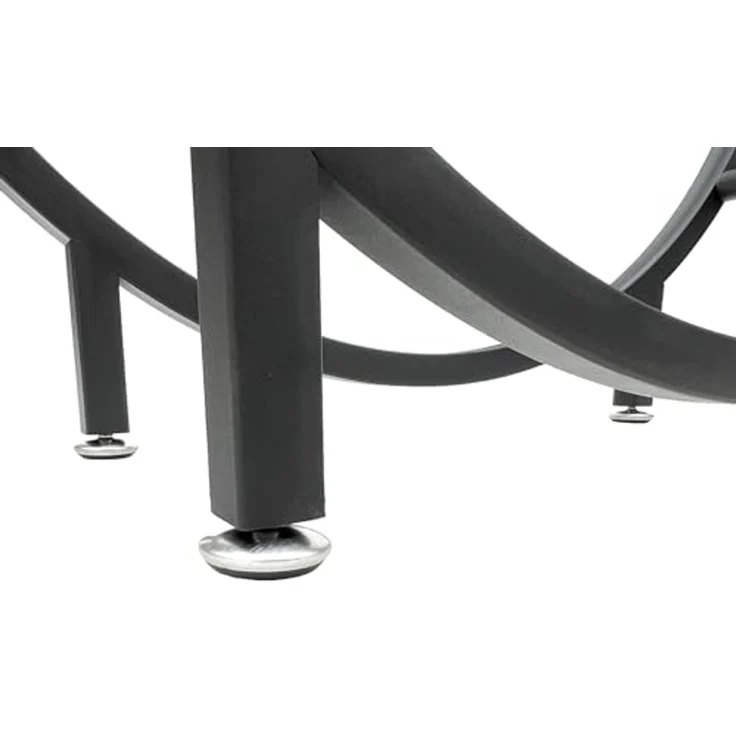 DanDiBo Kaminholzregal Innen Metall Schwarz Stehend Rund 60 cm Kaminholzständer 96468 Kaminholzhalter Brennholzregal Feuerholzregal – Bild 4