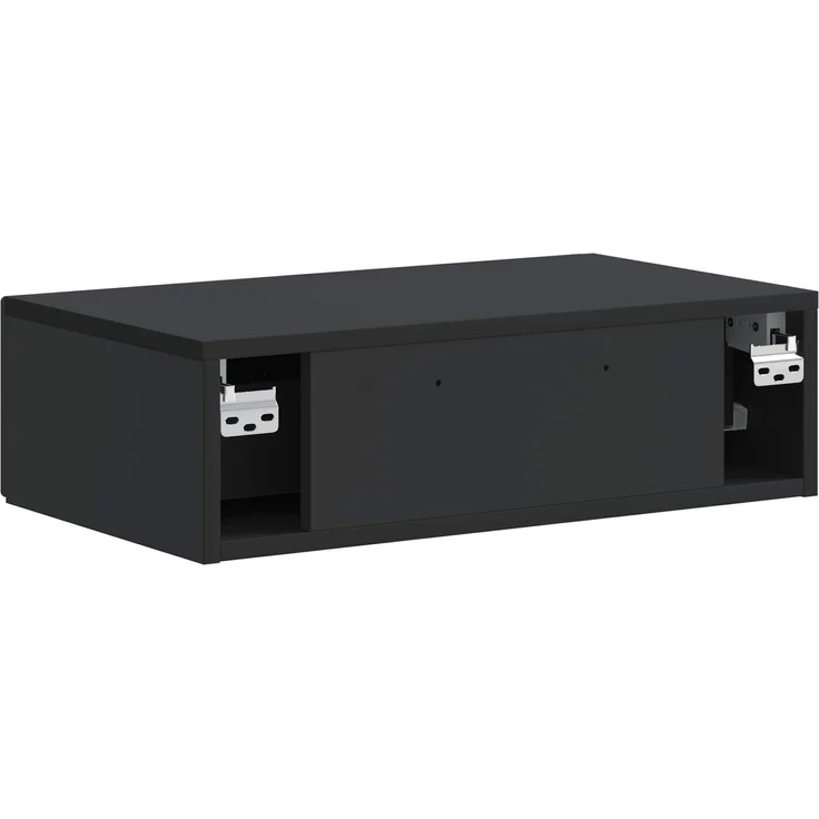 vidaXL Wandmontierter Beistelltisch Schwarz 59 x 34,5 x 17 cm 898656 – Bild 7
