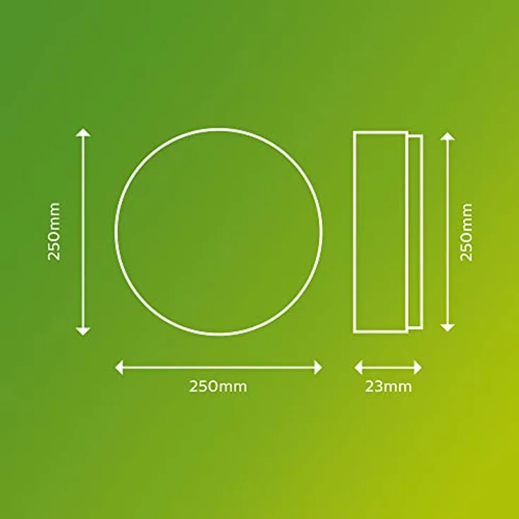 Philips Superslim Ceiling 15W 2700K IP54 Weiß – Bild 7