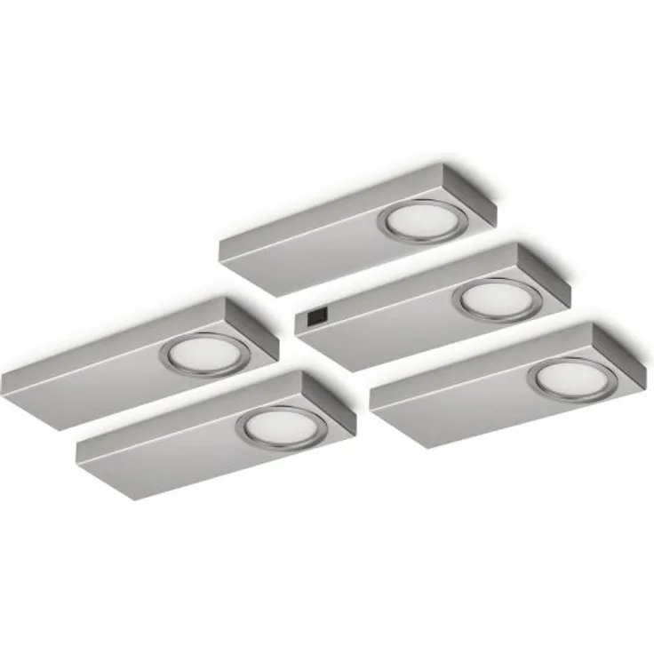 NABER Rea 1 LED Set-5 S mit Schalter Unterbauleuchte / A++ / 2 Watt / Neutralweiß