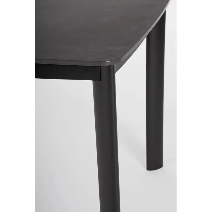 Gartenesstisch Arocal aus Aluminium und Stein, modern, anthrazit, 180x90 cm, für 4–6 Personen – Bild 5