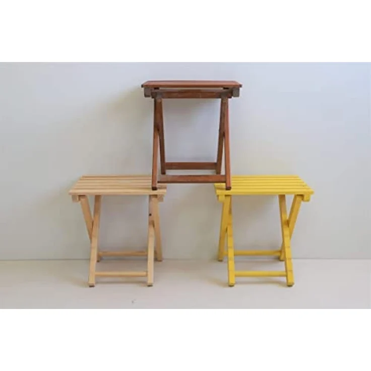 Aranaz Hocker, Buchenholz, 33 x 25 x 36 cm – Bild 6