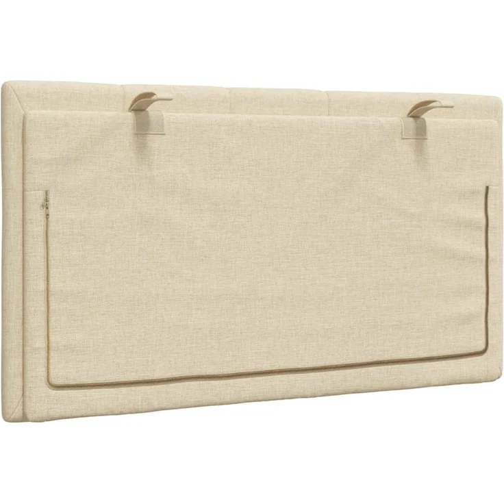 vidaXL Kopfteil-Kissen "Hanko" Creme 80 cm Stoff – Bild 6