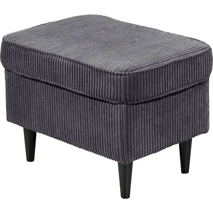 ED EXCITING DESIGN Hocker Oskar, mit Massivholzfüßen – Bild 4