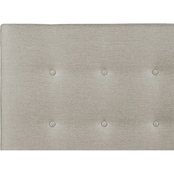 Vente-unique - Polster-Bettkopfteil - 160 cm - Stoff - Beige - FRANCESCO – Bild 5