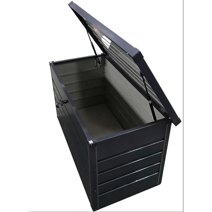 Metall-Aufbewahrungsbox Gartentruhe 600L Stauraum wetterfest – Bild 10