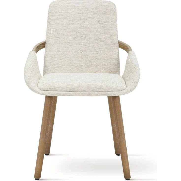 Polsterstuhl Buche 54 x 59 x 82 beige EMILIO #03 – Bild 1