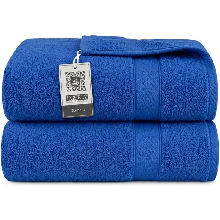 Diamant Duschtuch 70x140cm blau 450g/m² 100% Baumwolle
