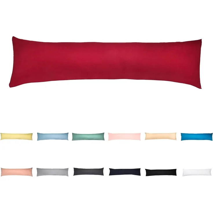 livessa Seitenschläferkissen mit bezug 40x145 cm - Schwangersschaftskissen - Schlafkissen, Kissen mit Bezug, Seitenschläferkissen : 100% Mikrofaser, Kissenbezug: 100% Baumwolle, Stillkissen mit Kissenbezug – Bild 2
