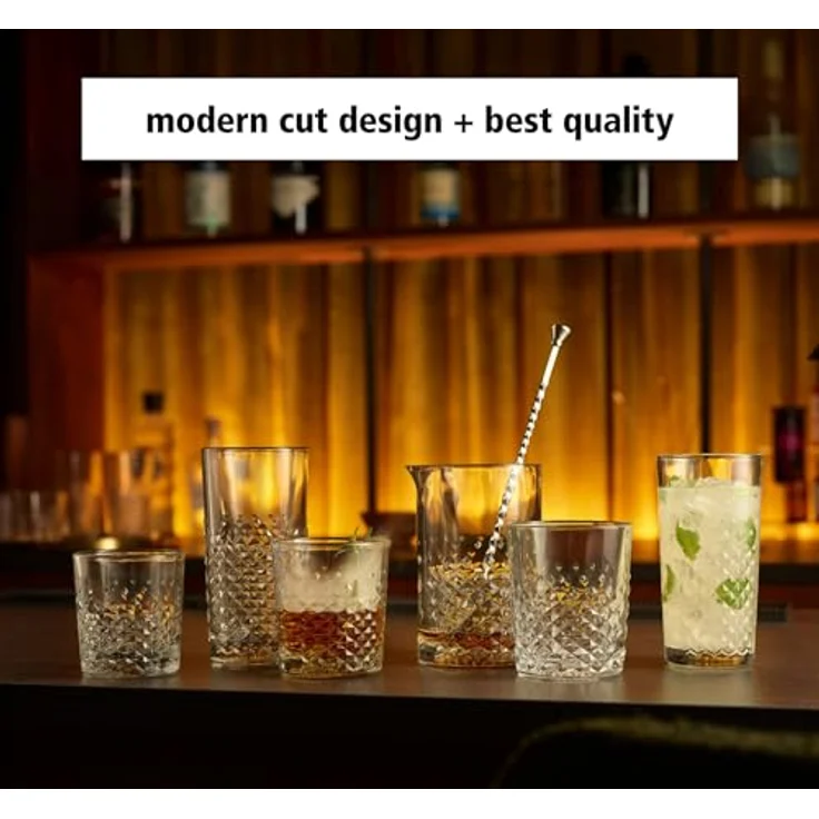 LIBBEY Tumbler-Glas Libbey D.O.F Glas 12er Set -OCULAR-, 12-tlg, Glas, 355 ml, hochwertig verarbeitet, im modernen Design – Bild 5
