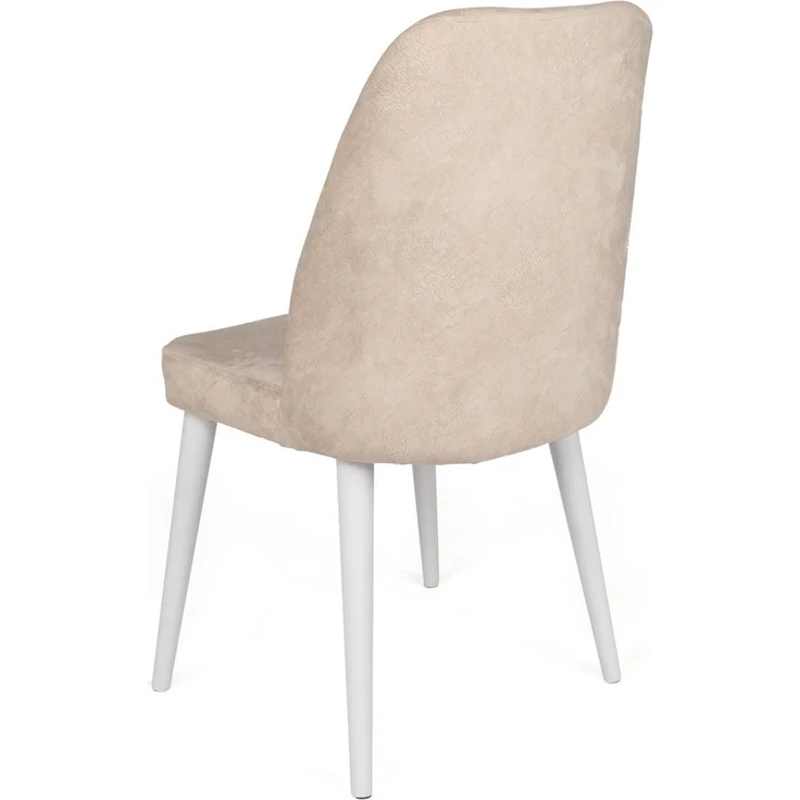 Skye Decor 'Dallas-580 V4' Stuhlset (4-teilig), Beige / Weiß, 50 x 90 x 49 cm – Bild 5