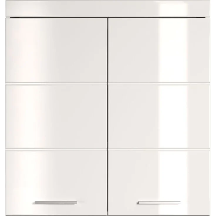 Trendteam 'Amanda' Hängeschrank, Holz, 73 x 77 x 23 cm, Weiß Hochglanz – Bild 1