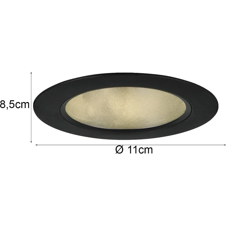 LED Einbaustrahler 230V 3er Set dimmbar, 3 Lichtfarben für Badezimmer, Ø 11cm – Bild 3