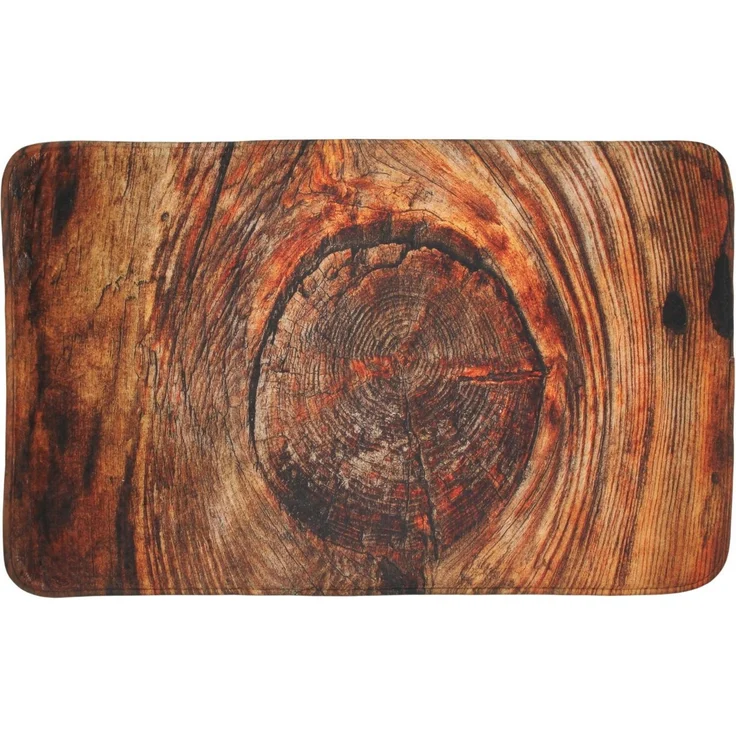 Sanilo Badematte Rustikal, 50 x 80 cm, sehr weich, rutschfest, waschbar und schnelltrocknend, 100% Polyester – Bild 1