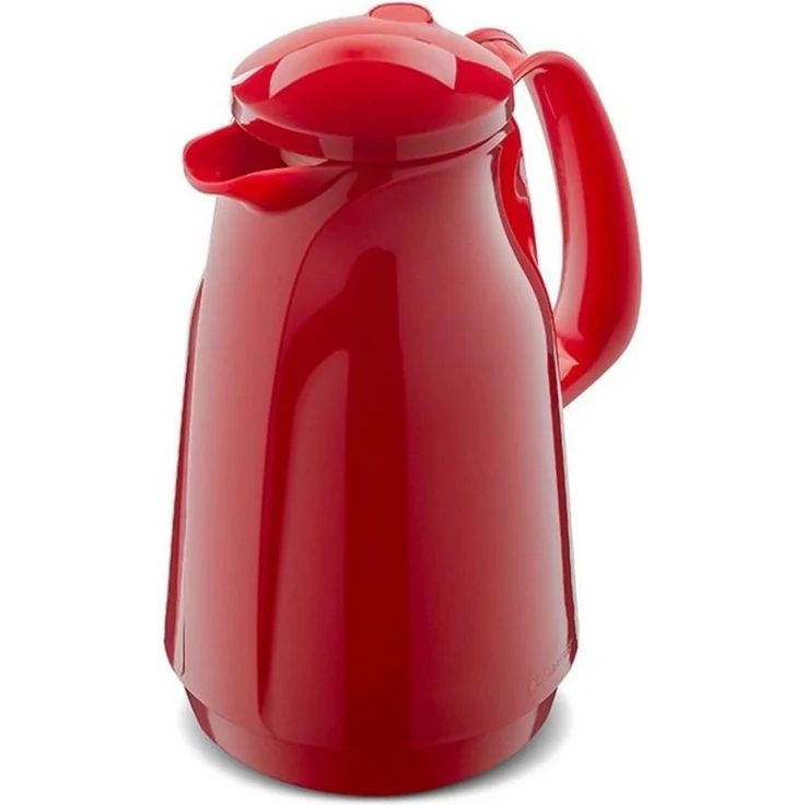 ROTPUNKT Isolierkanne 1,5 Liter Glaseinsatz I hochwertig I langlebig I 24 Std heiß, 1.5 l, (Kaffeekanne I Teekanne), Glaskolben aus doppelwandigem Rosalin-Glas – Bild 4