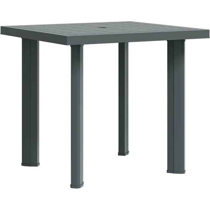 Gartentisch, Balkontisch, Küchentisch Grün 80 x 75 x 72 cm Kunststoff – Bild 2