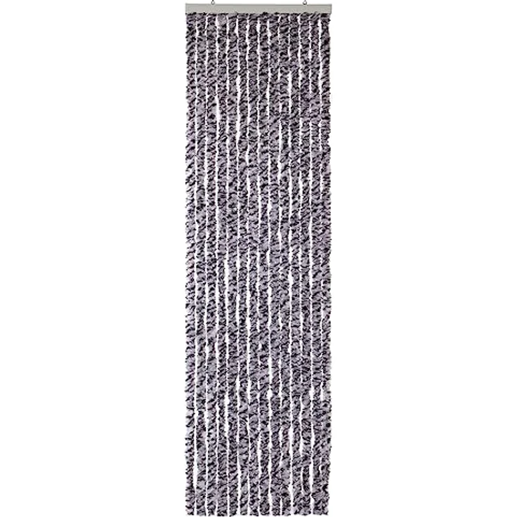 Moritz Flauschvorhang aus Chenille 56 x 185 cm pink/grau/schwarz meliert Türvorhang als Fliegenschutz Insektenschutz für Camping Wohnwagen – Bild 5