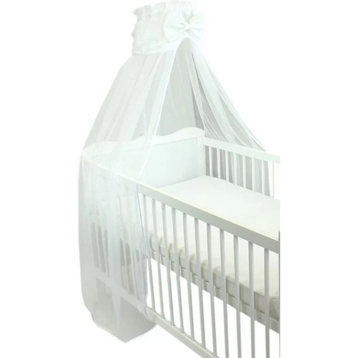 TupTam Betthimmel TupTam Babybett Himmel mit Schleife Transparent – Bild 4
