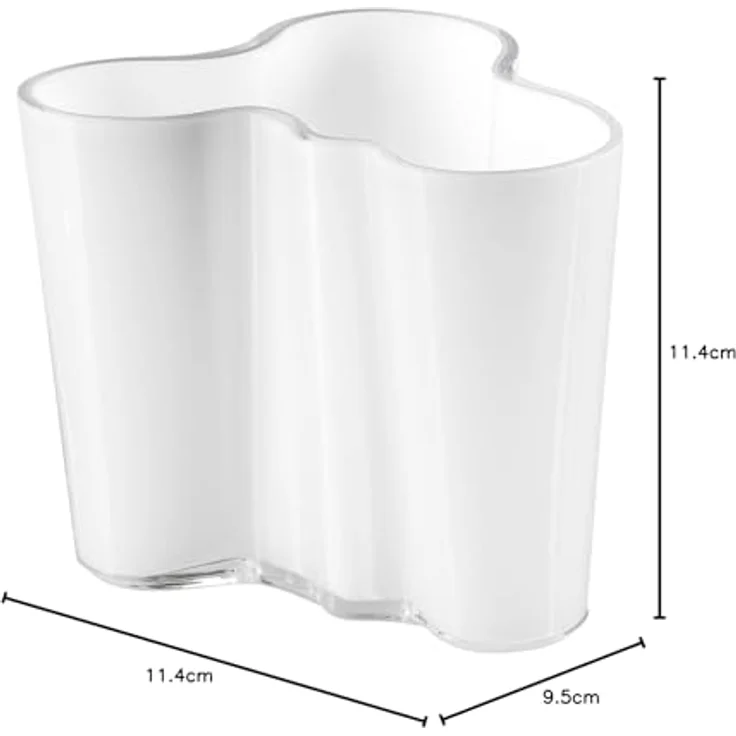 iittala Alvar Aalto Collection Vase 95 mm opalweiss – Bild 10