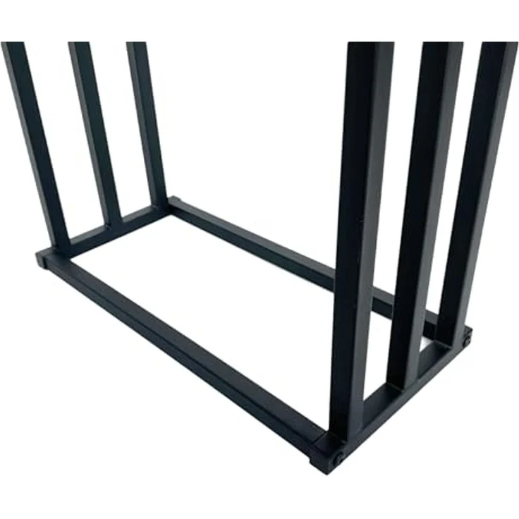 DanDiBo Handtuchhalter Stehend Handtuchständer Freistehend Schwarz Matt Metall 96498 Badetuchhalter mit 3 Handtuchstangen Badezimmer Badezimmermöbel Modern – Bild 5