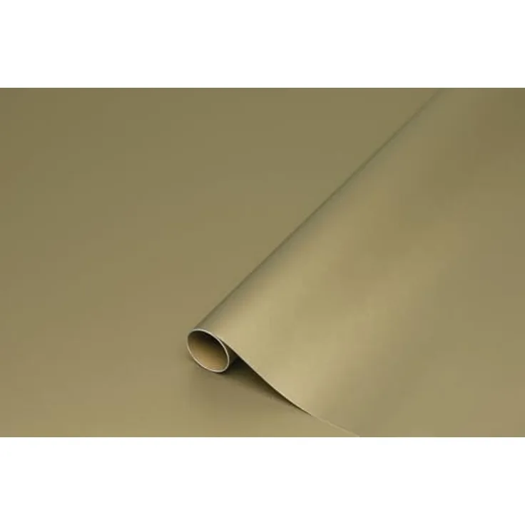 d-c-fix Möbel-Klebefolie Metallic Brass Matt, 45 cm x 1,5 m – abwaschbare und selbstklebende Deko-Folie für Küche, Schrank, Tisch & Fensterbank – glänzend & langlebig