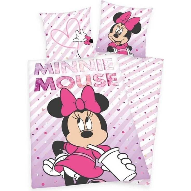 Herding Bettwäsche Disney Minnie Mouse - Wende-Bettwäsche-Set, 135x200 & 80x80, Baumwolle, 100% Baumwolle – Bild 4