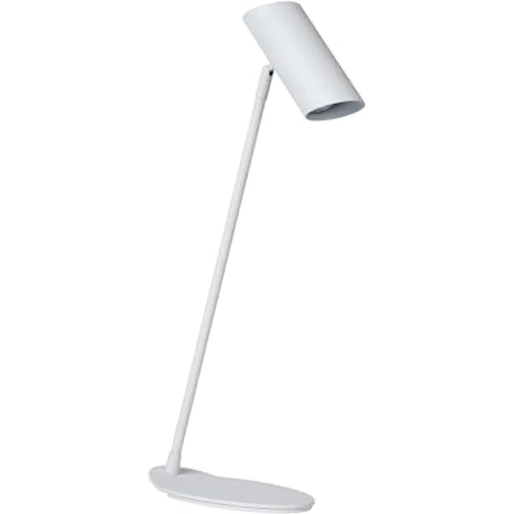 LUCIDE HESTER, Schreibtischlampe dreh- und kippbar, 1xGU10, Weiß, Metall, mit Schalter – Bild 2