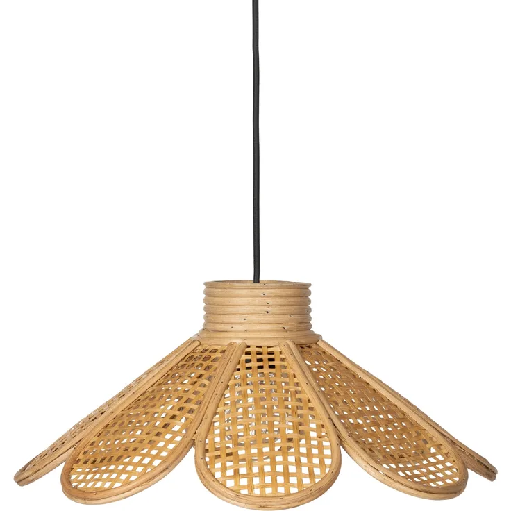 KidsDepot Flore hanglamp naturel, Holz natur, H 19 cm x Ø 44 cm