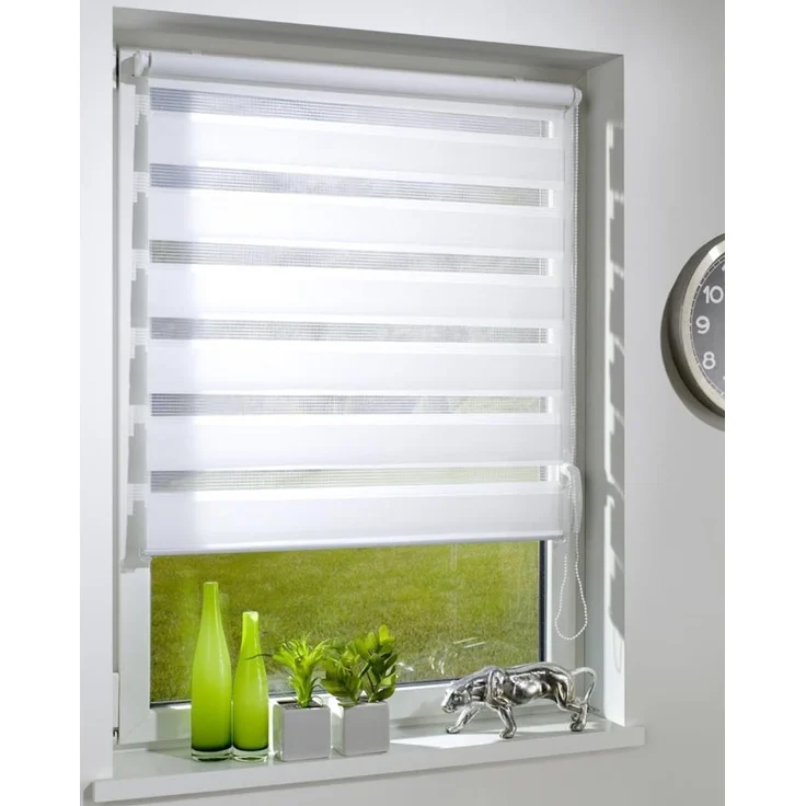 Doppelrollo Duo-Doppelrollo KLEMMFIX, DécoProfi, Lichtschutz, mit Bohren/ohne Bohren, Fenster- oder Wandmontage – Bild 2