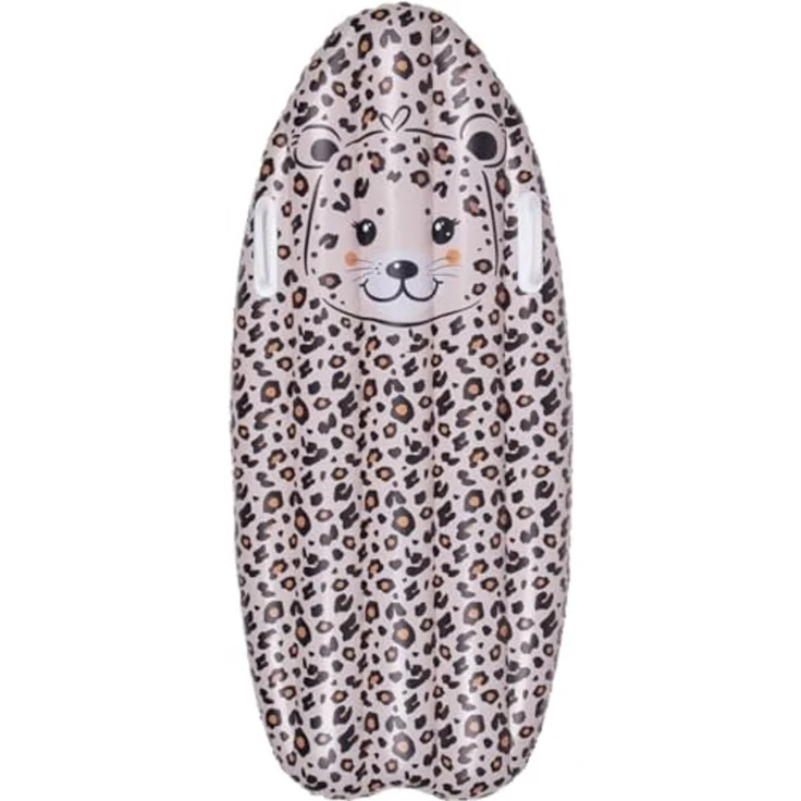 Swim Essentials Luftmatratze Swim Essentials Surfbrett Beige Leopard 120 cm – Bild 1